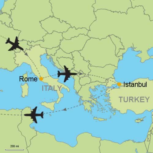Rome And Istanbul By Air Customizable Itinerary From Images Packages Italy Rome Istanbul 500 Jpg
